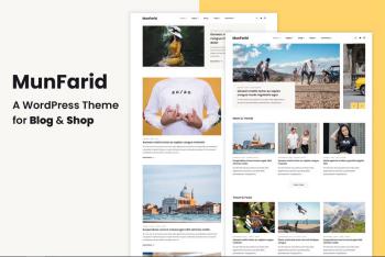 Munfarid - A WordPress Theme For Blog Shopjpg